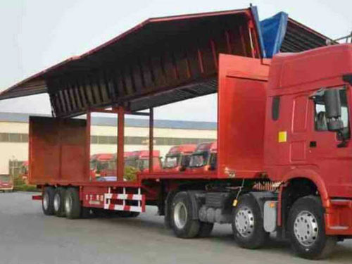 展翼集裝箱半掛車(chē)